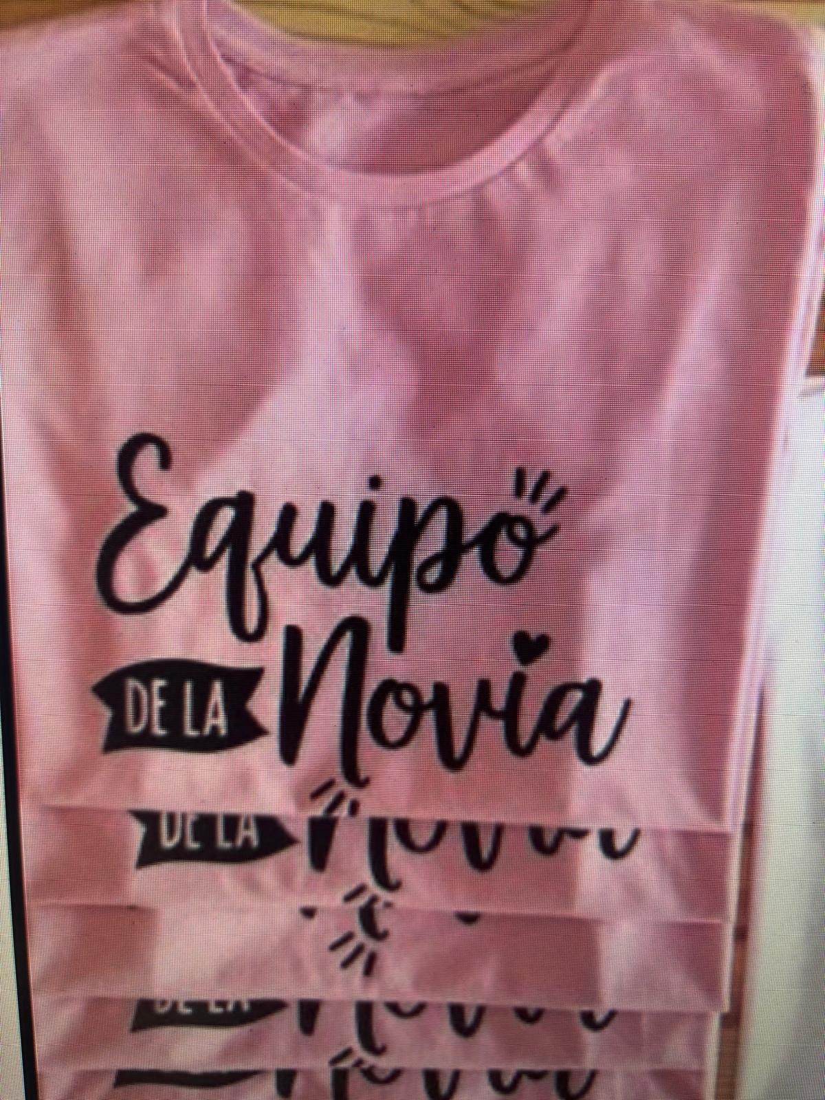 Camisetas personalizadas para despedida de soltera